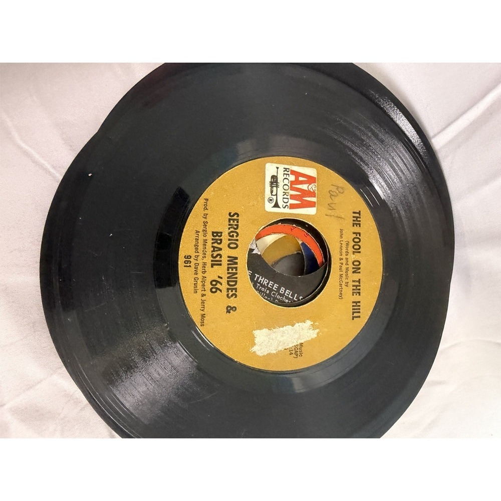 VTG Vinyl 45s Lot 1950s 1960s Random Artists And Genres Record Lot Of 45 - Picture 10 of 10